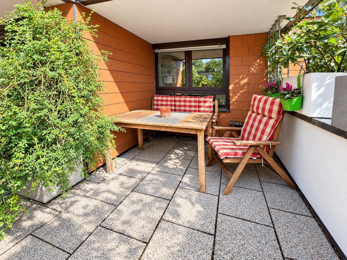 Terrasse Küchenfenster